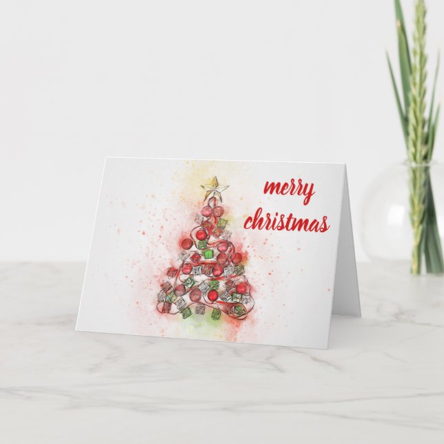 Cartão De Festividades Feliz Natal (Frente)