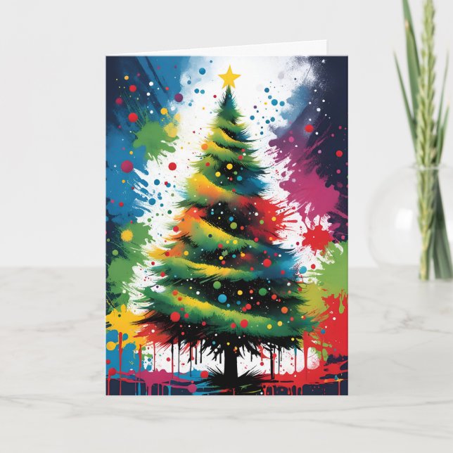 Cartão De Festividades Feliz Natal (Frente)