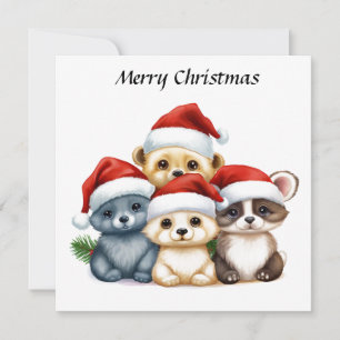 Cartão De Festividades Feliz Natal