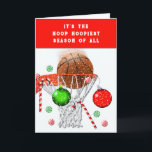 Cartão De Festividades Feliz Natal<br><div class="desc">Design de Natal engraçado para qualquer jogador,  treinador ou fã de equipe.</div>