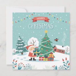 Cartão De Festividades Feliz Natal