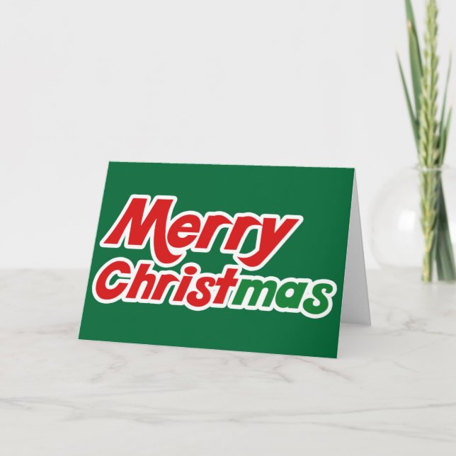 Cartão De Festividades Feliz Natal (Frente)
