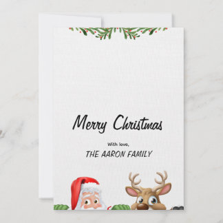 Cartão De Festividades Feliz Natal
