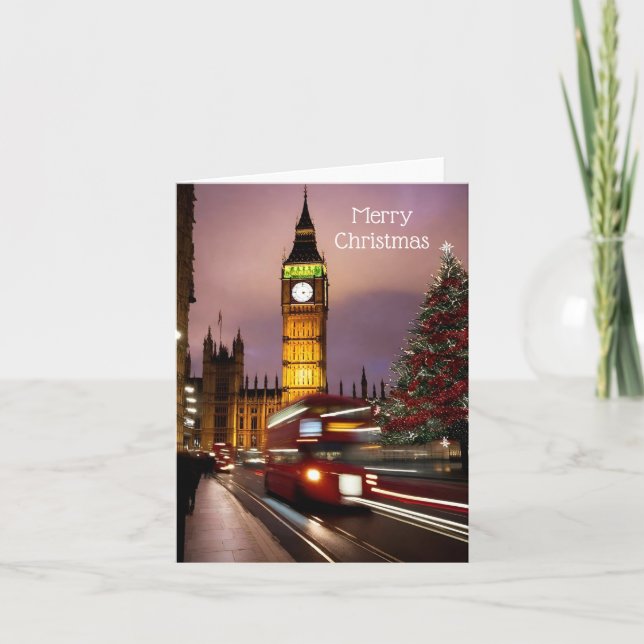 Cartão De Festividades Feliz Natal (Frente)