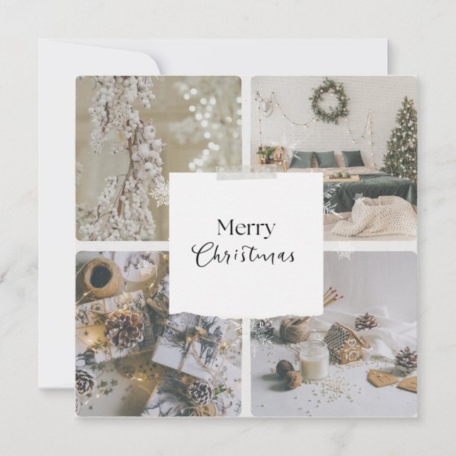 Cartão De Festividades feliz natal (Frente)