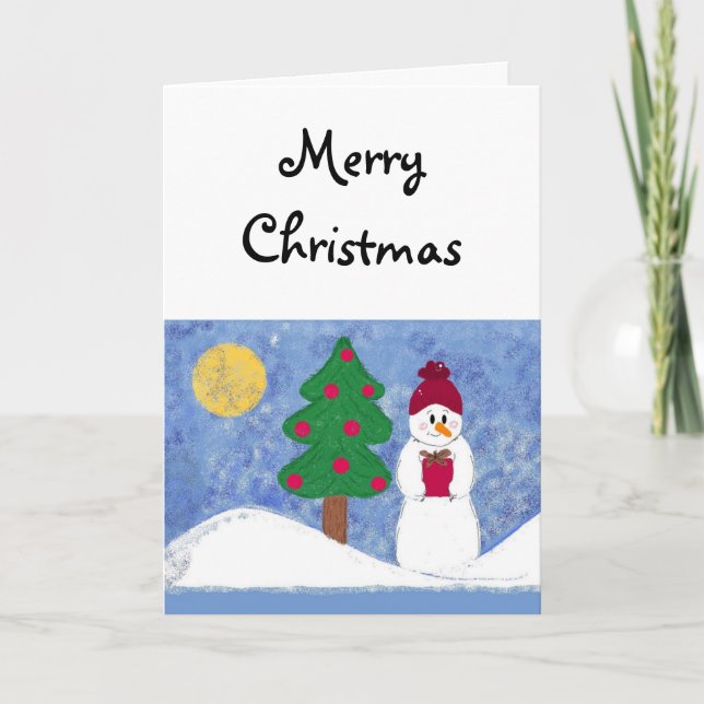 Cartão De Festividades Feliz Natal (Frente)