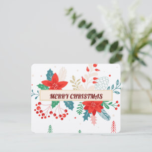 Cartão De Festividades Feliz Natal 