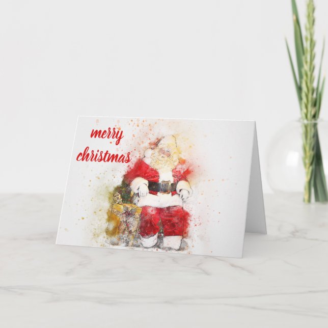 Cartão De Festividades Feliz Natal (Frente)