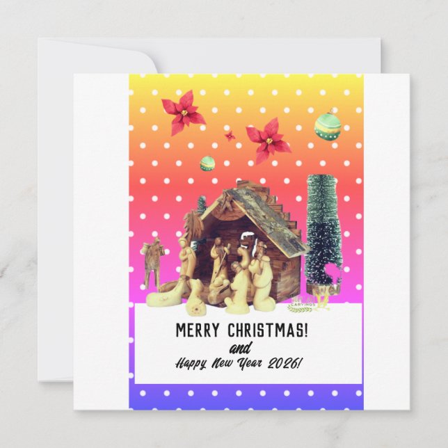 Cartão De Festividades Feliz Natal! (Frente)