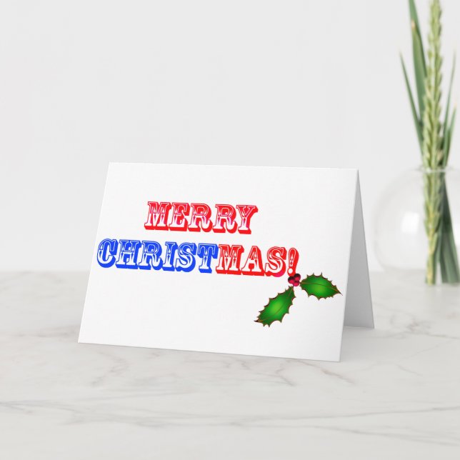 Cartão De Festividades Feliz Natal #1 (Frente)