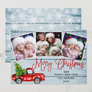 Cartão De Festividades Feliz Natal 2021, Red Fazenda Truck 3 Foto