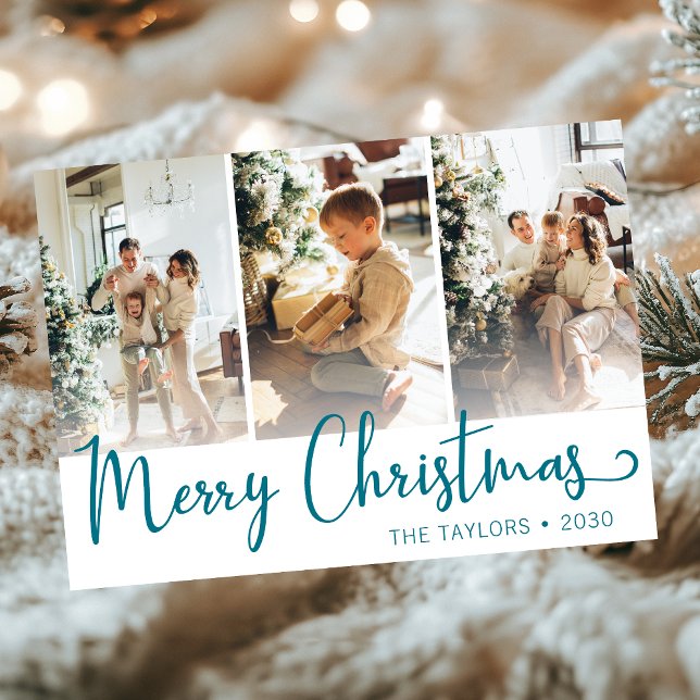 Cartão De Festividades Feliz Natal 3 Foto (Criador carregado)