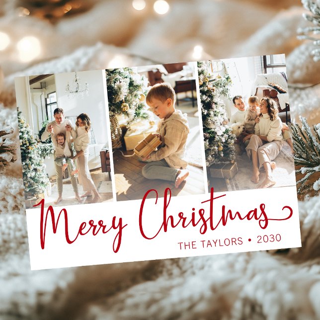 Cartão De Festividades Feliz Natal 3 Foto (Criador carregado)
