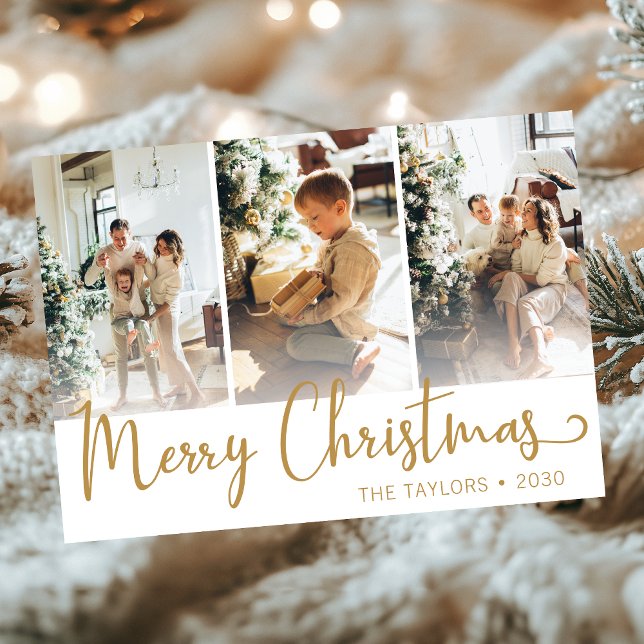 Cartão De Festividades Feliz Natal 3 Foto (Criador carregado)