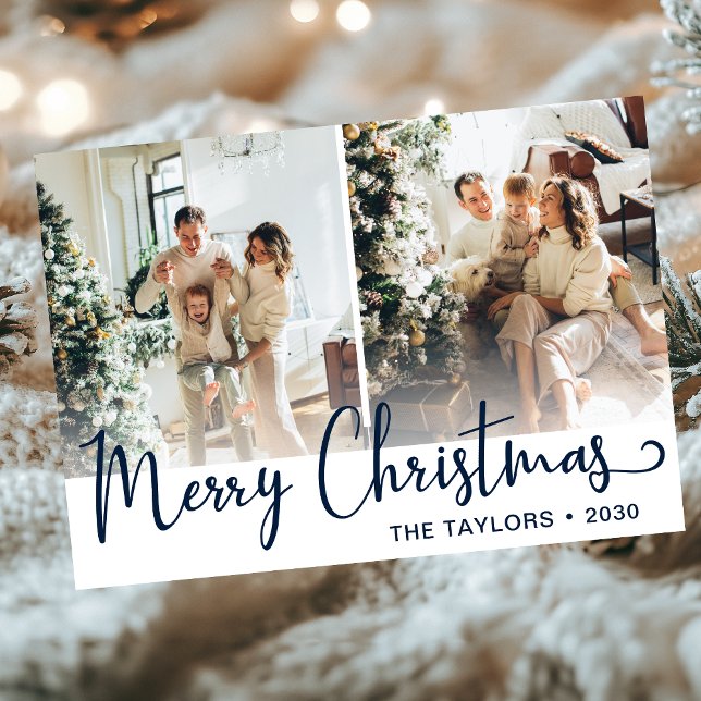 Cartão De Festividades Feliz Natal 3 Foto (Criador carregado)