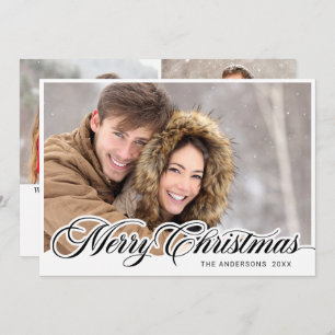 Cartão De Festividades Feliz Natal 3 FOTO Saudação