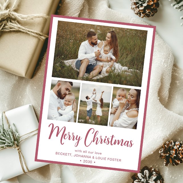 Cartão De Festividades Feliz Natal 4 Foto (Criador carregado)