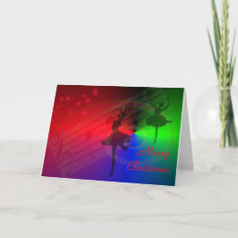 Cartão De Festividades Feliz Natal - A Dança