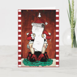 Cartão De Festividades Feliz Natal! (a lista do papai noel)