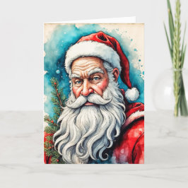 Cartão De Festividades Feliz Natal A Todos Do Papai Noel