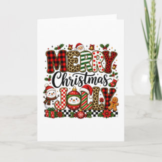 Cartão De Festividades Feliz Natal Alegre