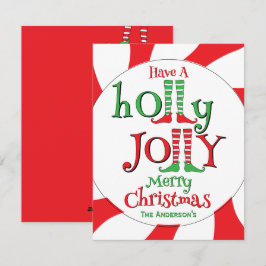 Cartão De Festividades Feliz Natal Alegre e Divertido!