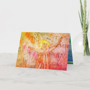 Cartão De Festividades Feliz Natal Angel Herald Rejoice