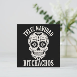 Cartão De Festividades Feliz Natal Bitchachos Natal Divertido Sarcástico