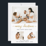 Cartão De Festividades Feliz Natal Black Script 3 Collage Multi-Photo<br><div class="desc">Este Feliz Natal Black Script 3 Collage Multi-Photo É Um Modelo De Cartão De Natal Perfeito E Feliz Que Você Pode Personalizar Para Corresponder Às Suas Cores, Estilos E Tema. Crie O Seu Desejo Perfeito Com Este Modelo Pré-Concebido, Pode Personalizá-Lo Facilmente Para Ser Único. Para Mais Personalização, Clique No Link...</div>