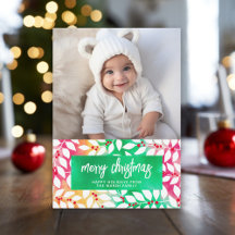 Feliz Natal Botânico Tie Dye - Foto