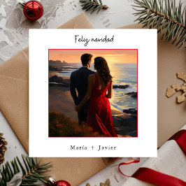 Cartão De Festividades Feliz Natal Caligrafia Elegante Foto