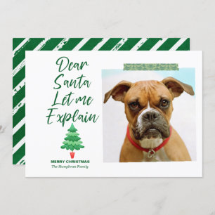Cartão De Festividades Feliz Natal, Caros Papais noeis, Deixem-Me Explica