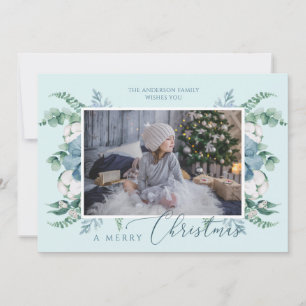 Cartão De Festividades Feliz Natal - Cena-d'Água - Foto Personalizada