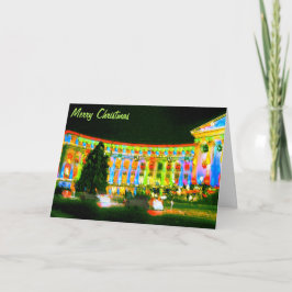 Cartão De Festividades Feliz Natal, cidade & condado Bldg, Denver CO