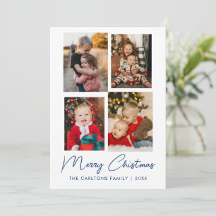 Cartão De Festividades Feliz Natal   Colagem de Fotografias Moderna
