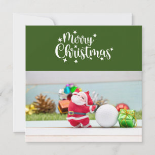 Cartão De Festividades Feliz Natal com o Papai Noel