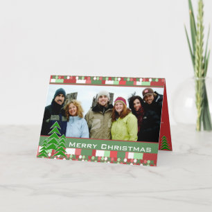 Cartão De Festividades Feliz Natal Com Sua Foto
