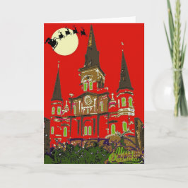 Cartão De Festividades Feliz Natal da catedral