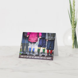 Cartão De Festividades Feliz Natal da Família