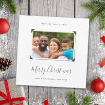 Feliz Natal da Família Minimalista Simples