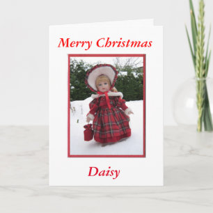 Cartão De Festividades Feliz Natal Daisy