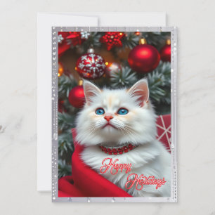 Cartão De Festividades Feliz Natal das Catlovers