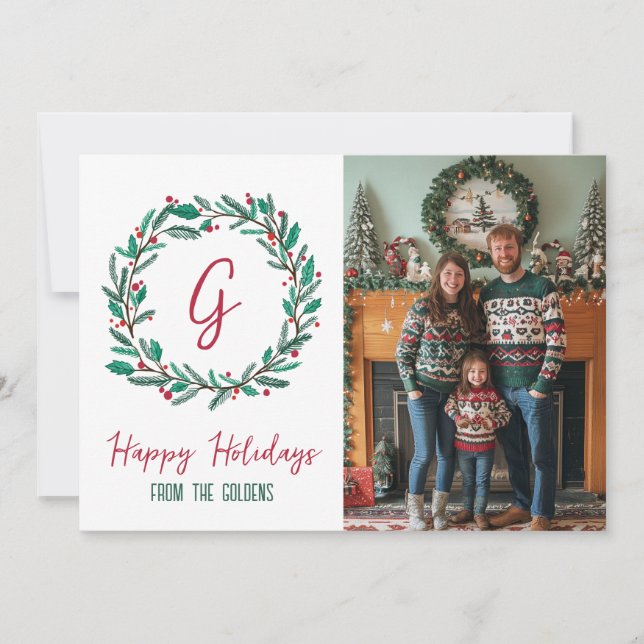 Cartão De Festividades Feliz Natal de Feriados Feriados Fora do Natal PER (Frente)