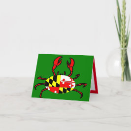 Cartão De Festividades Feliz Natal de Maryland