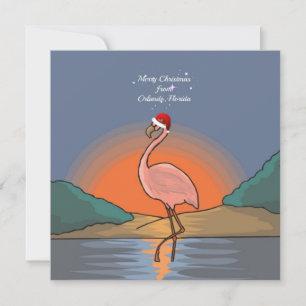 Cartão De Festividades Feliz Natal de Orlando, Florida
