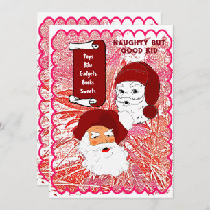 Cartão De Festividades Feliz Natal De Papais noeis De Criança