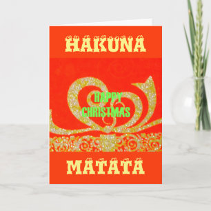 Cartão De Festividades Feliz Natal - Design do Padrão de Texto Vermelho