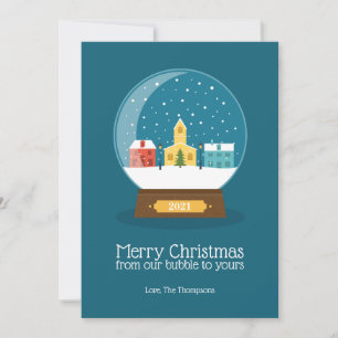 Cartão De Festividades Feliz Natal do nosso Feriado de Bula de quarentena