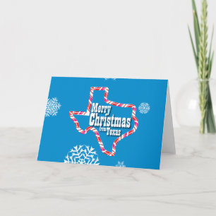 Cartão De Festividades Feliz Natal do Texas