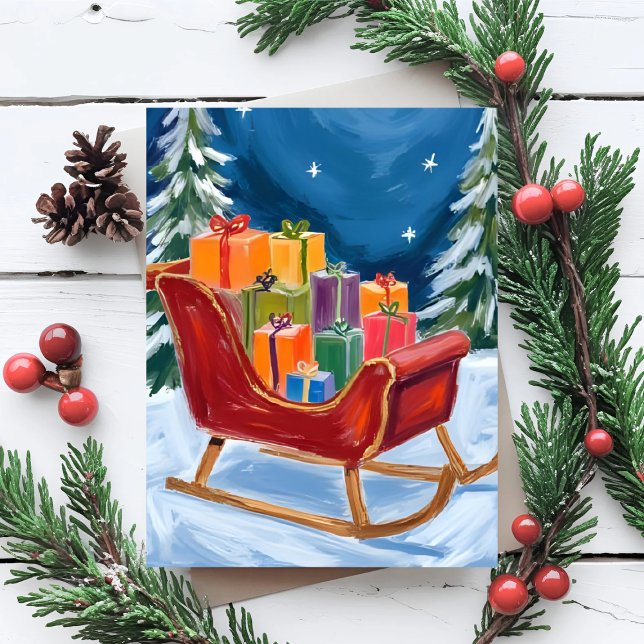 Cartão De Festividades Feliz Natal dos papais noeis (Criador carregado)